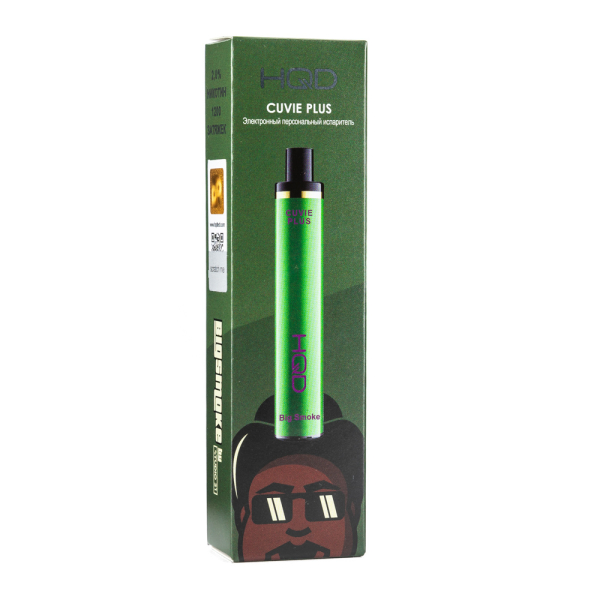 Одноразовая электронная сигарета HQD Cuvie Plus Big smoke 1200 затяжек в Луганске
