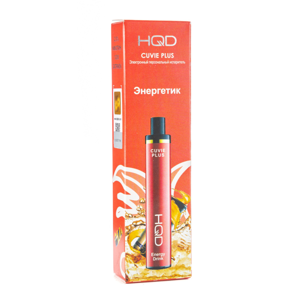 Одноразовая электронная сигарета HQD Cuvie Plus Energy Drink (Энергетик) 1200 затяжек в Луганске