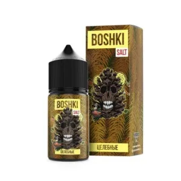 Жидкость BOSHKI Salt Целебные (Мёд трава чай хвоя) (30 мл, 20 мг/мл) в Луганске