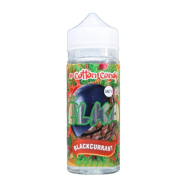 Жидкость Cotton Candy ЁLKA BLACKCURRANT (Хвоя С Мятой И Чёрной Смородиной) (120 мл, 0 мг/мл) в Луганске