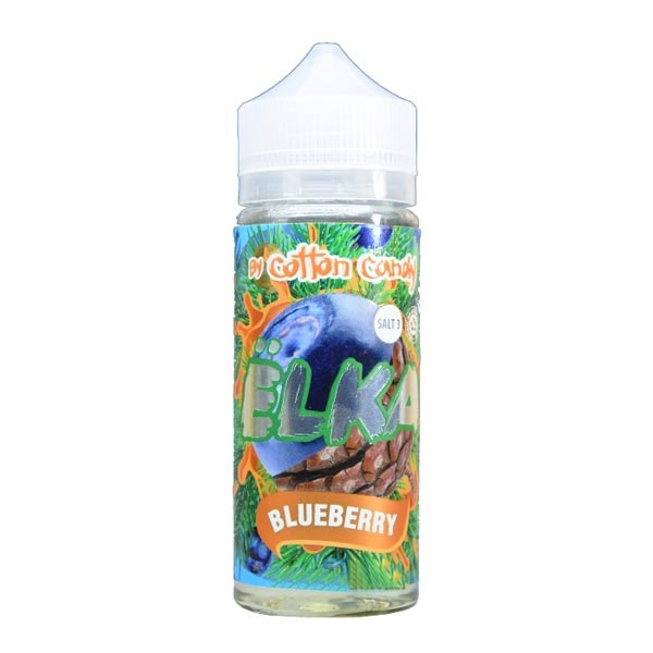 Жидкость Cotton Candy ЁLKA BLUEBERRY (Хвоя С Мятой И Черникой) (120 мл, 0 мг/мл) в Луганске