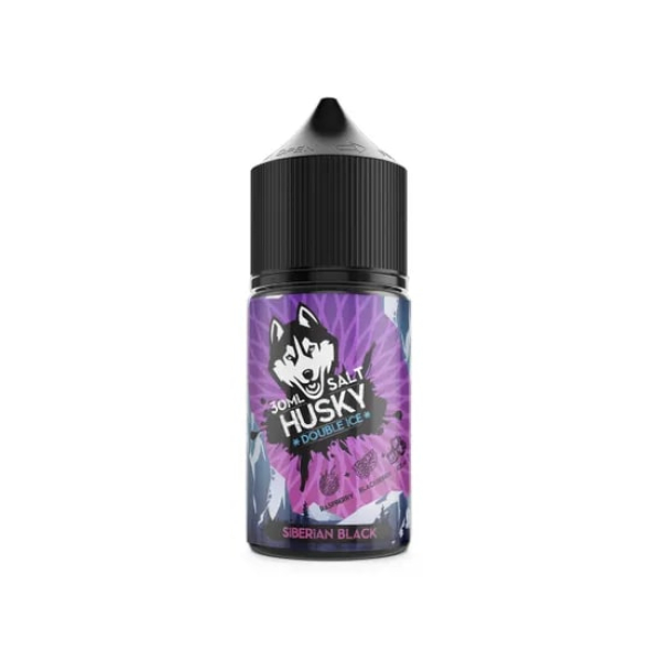 Жидкость Husky salt Double ice Siberian Black (Малина ежевика мята) (30 мл, 20 мг/мл) в Луганске