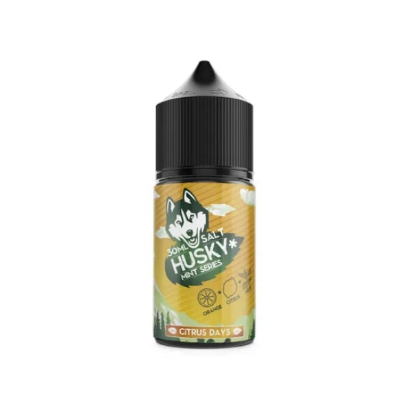 Жидкость Husky salt Mint series Citrus Days (Мороженное апельсин мята) (30 мл, 20 мг/мл) в Луганске