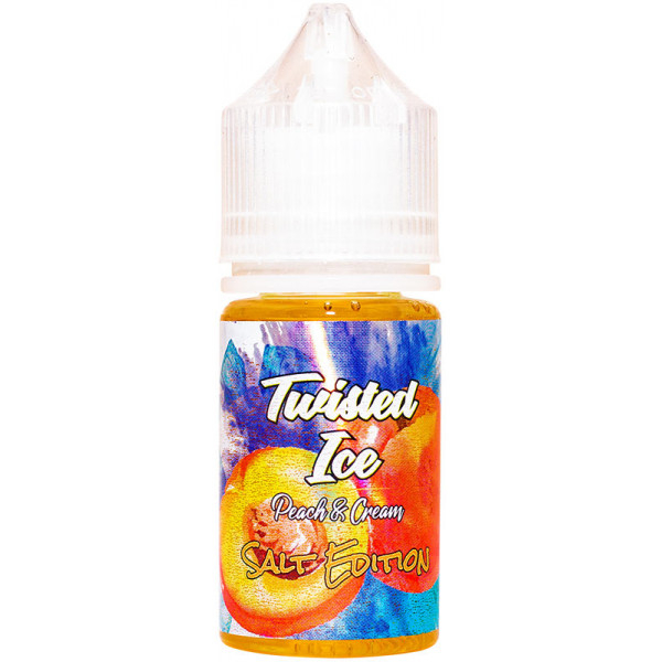Жидкость Twisted Ice Salt Peach&Cream (Персиково Сливочный Щербет) (30 мл, 20 мг/мл) в Луганске