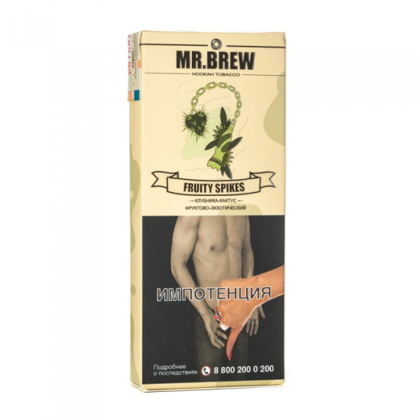 Табак Mr Brew Fruity Spikes (Клубничный сок с кактусом и фейхоа) 40 гр в Луганске