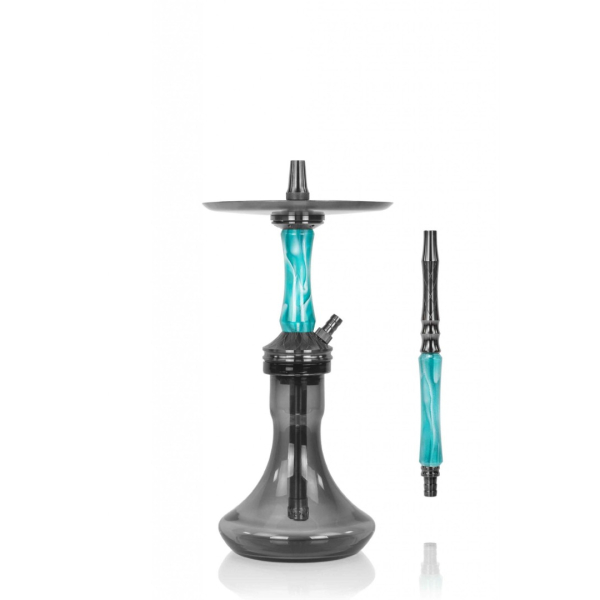 Кальян Ocean Hookah Kaif Small 2 (черный,бирюзовый, 53 см) в Луганске