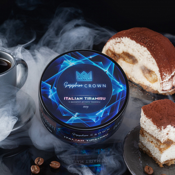 Табак Sapphire Crown Italian Tiramisu (Сливочный крем бисквит) 100 гр в Луганске