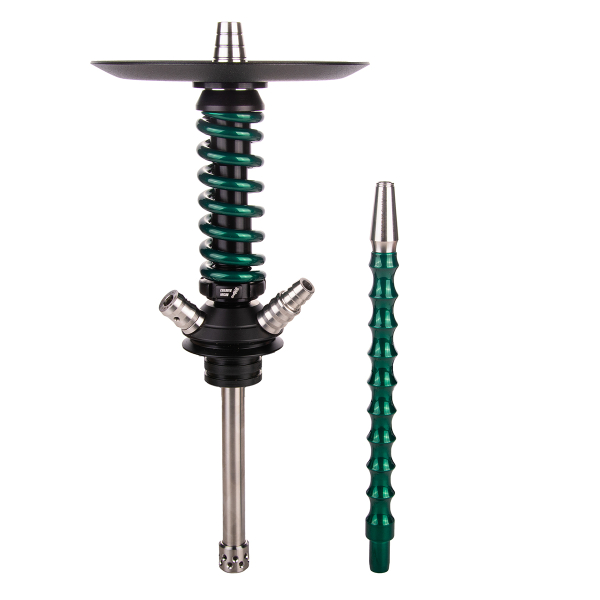 Кальян Mamay Customs Coilover Micro  Чёрный Зелёный Лак в Луганске