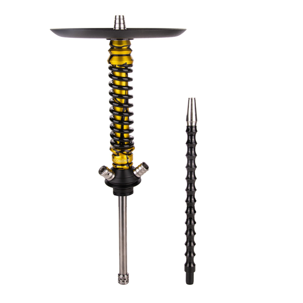 Кальян Mamay Customs Coilover Mini  Золотой Сплеш Чёрный в Луганске