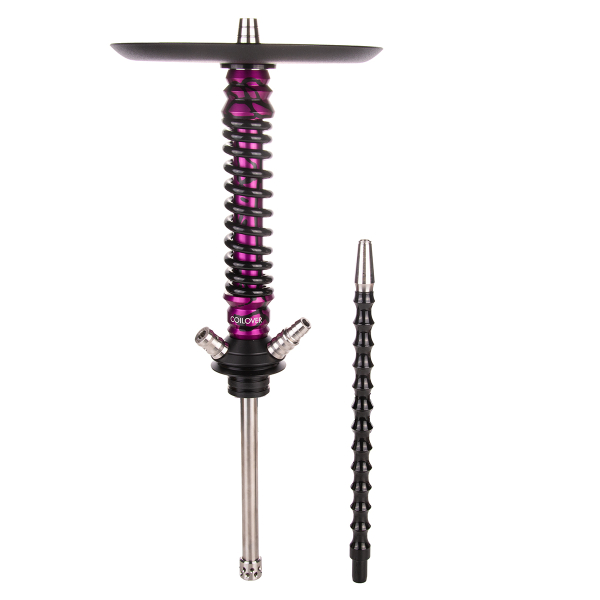 Кальян Mamay Customs Coilover Mini  Пурпурный Сплеш Чёрный в Луганске