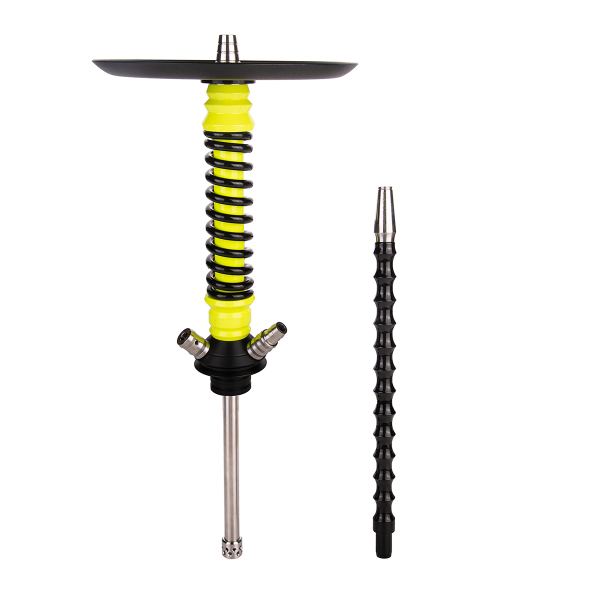 Кальян Mamay Customs Coilover Mini  Жёлтый Флюр Чёрный в Луганске