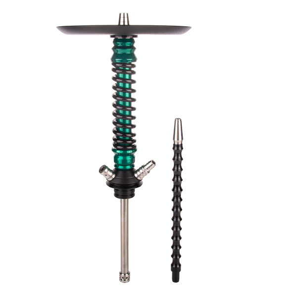 Кальян Mamay Customs Coilover Mini  Зелёный Лак Чёрный в Луганске