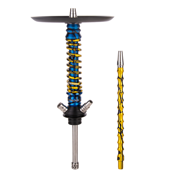 Кальян Mamay Customs Coilover Mini   Синий Сплеш Золотой Сплеш в Луганске