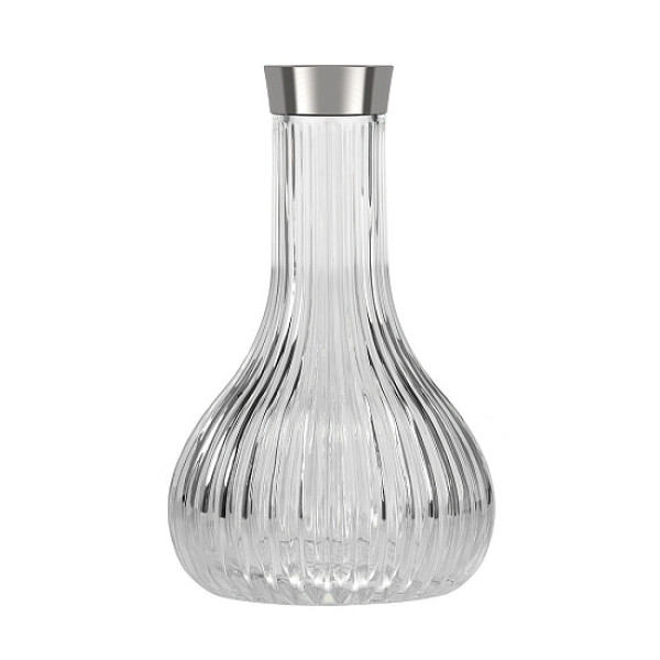 Колба Alpha Hookah Drop Twistlock На Резьбе Прозрачная  Silver в Луганске