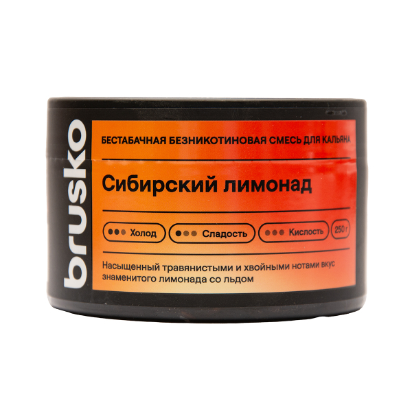 Бестабачная смесь Brusko Сибирский Лимонад 250 грамм в Луганске