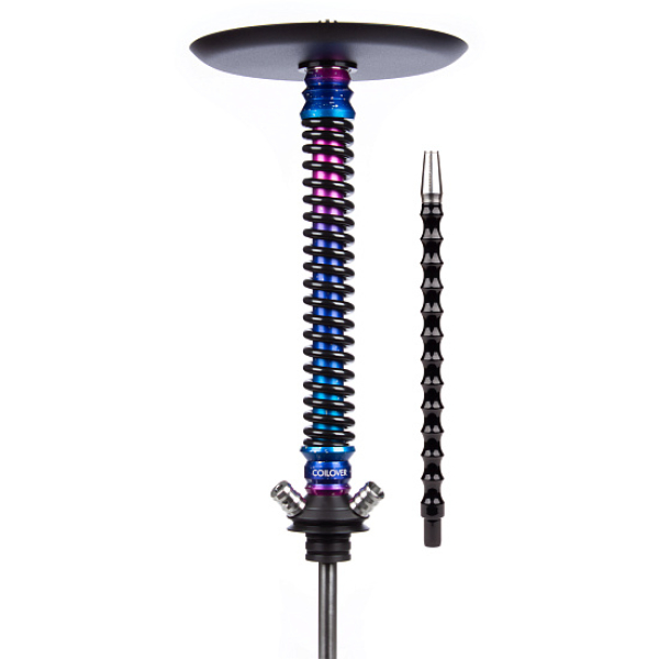 Кальян Mamay Customs Coilover Big Anod Blue Space Черный Глянец в Луганске