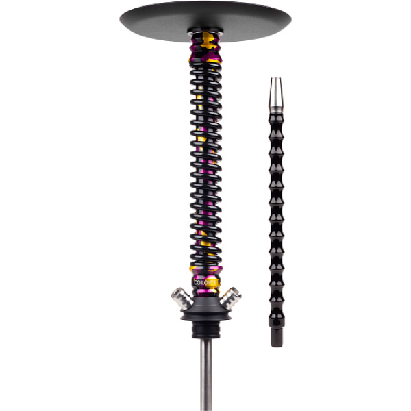 Кальян Mamay Customs Coilover Big Anod Special Purple Gold Camo Черный Глянец в Луганске