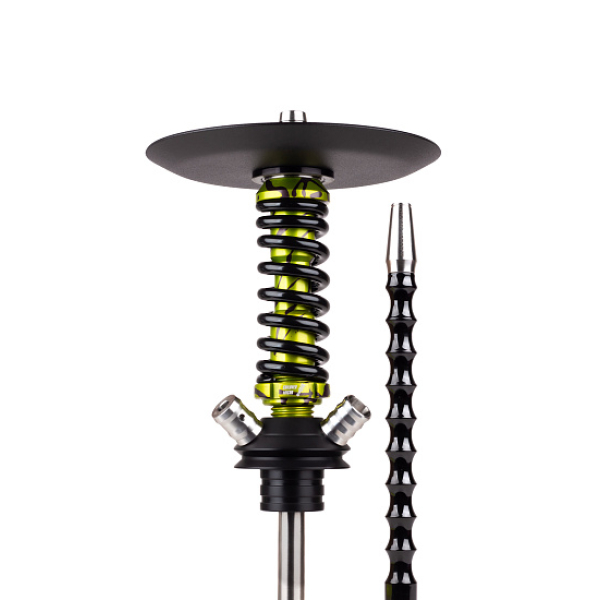 Кальян Mamay Customs Coilovers Micro Anod Oliva Splash Черный Глянец в Луганске