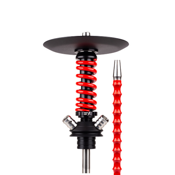Кальян Mamay Customs Coilovers Micro Anod Черный Красный Глянец в Луганске