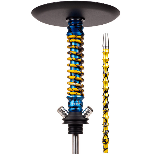 Кальян Mamay Customs Coilovers Mini Special Anod Blue Splash Gold в Луганске