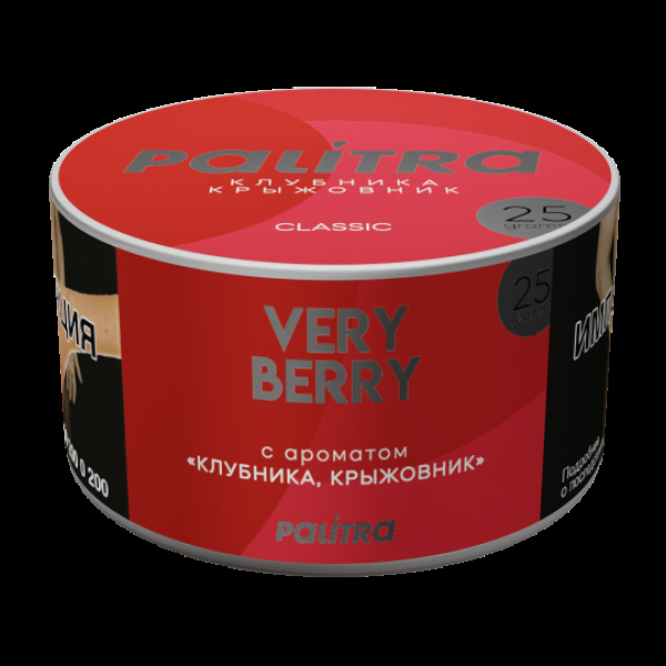 Табак Palitra Very Berry Клубника Крыжовник 25 грамм в Луганске