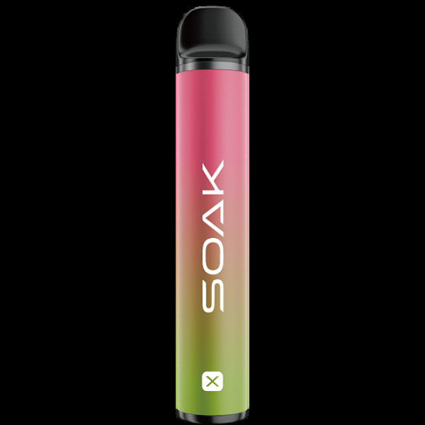 Электронка Soak X Raspberry Soda Малиновая Газировка 2200 затяжек в Луганске